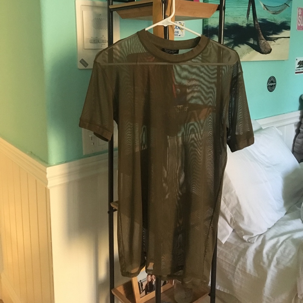 Mesh top shop shirt